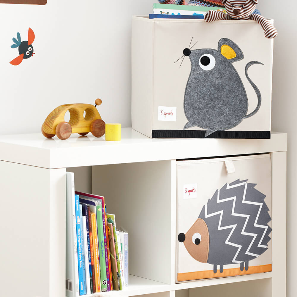 Chambre enfant avec un bac de rangement de la marque 3 Sprouts Souris