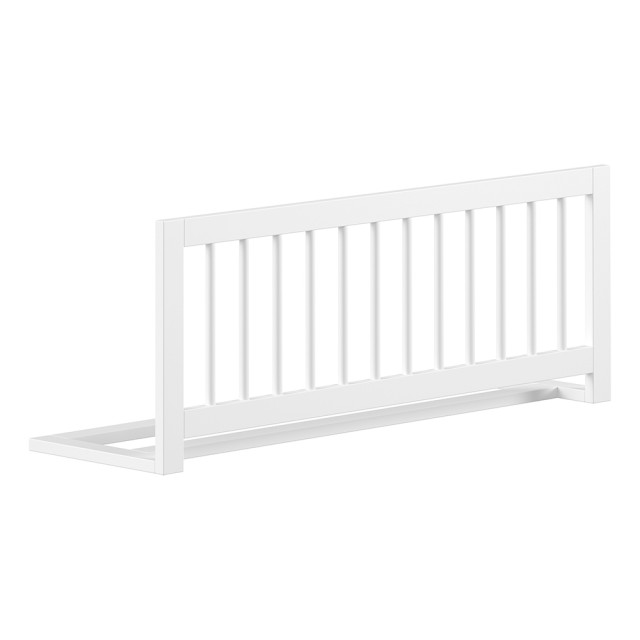 Barrière de sécurité Forrest en hêtre laqué blanc, style universel, par Vipack. Disponible chez le Jurassien.