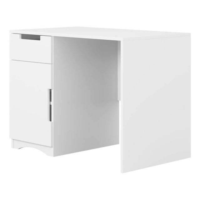 Bureau blanc avec espace de rangement pour chambre d'enfant Classic - Kocot Kids, disponible chez Jurassien