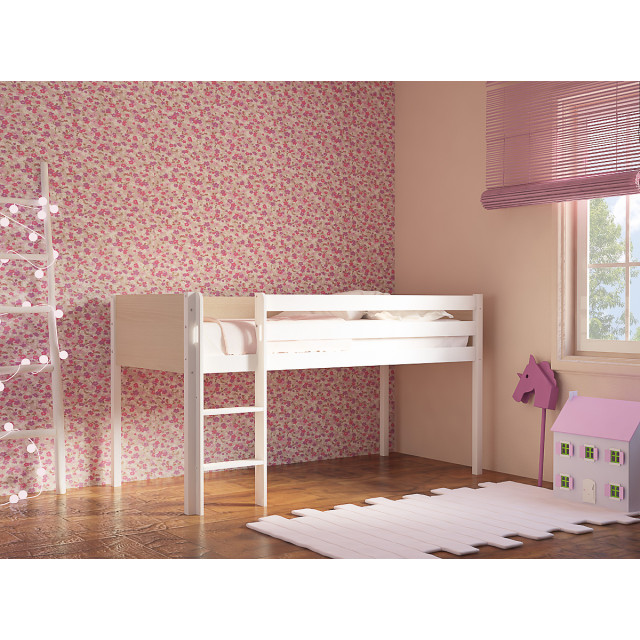 Lit enfant mi hauteur Dream blanc / acacia · Kidsgreen