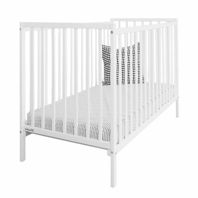 Lit Pour Bébé Blanc 60x120 Dream - Mobilier Chambre Woodies