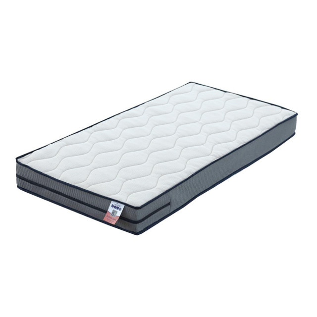 Matelas de lit bébé déhoussable 60x120 Dodolaine Mon P'tit Dodo, double face été/hiver, vendu par le Jurassien