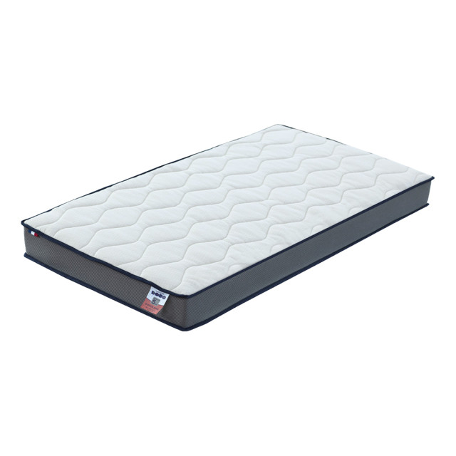 Matelas de lit bébé 70x140 Dodolaine Ptit Dodo, réversible été/hiver, hypoallergénique, en vente chez Jurassien