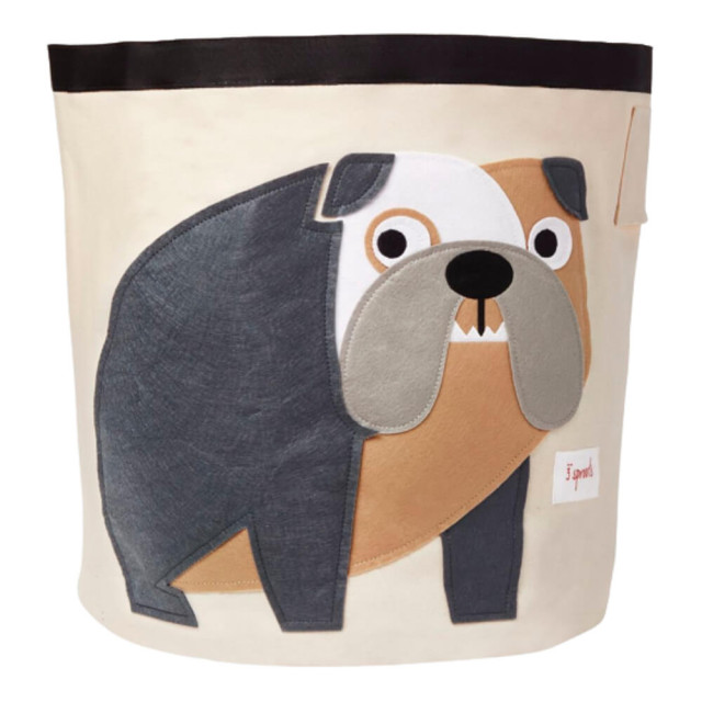 Sac à Jouets Bulldog 3 Sprouts en tissu