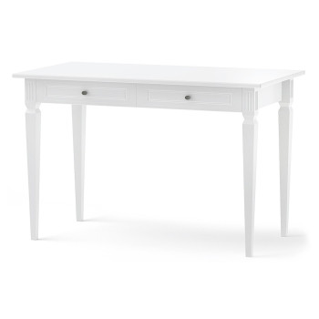 Bureau enfant avec tiroirs blanc Lys