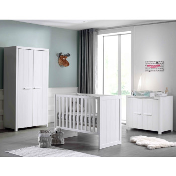 Chambre de bébé complète Blos blanche