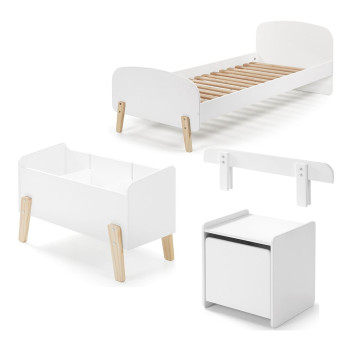 Pack N°5 chambre enfant Kimy blanc