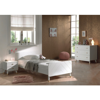 Petite chambre enfant blanche Rétro Kids