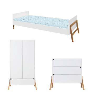 Chambre enfant complète Ström blanche