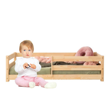 Lit Montessori au sol pour tout-petit 70x140 CPD version Baby