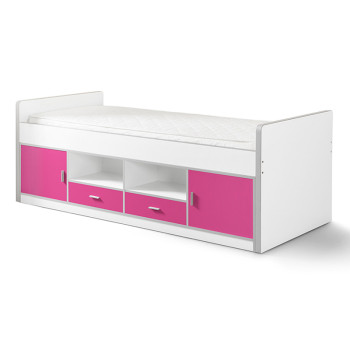 Lit banquette combiné Ugo fuchsia