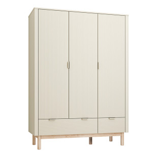 Armoire 3 portes Miloo champagne