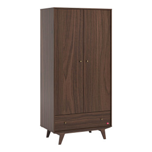 Armoire chambre enfant bois foncé noyer | Mid Vox | 4021938