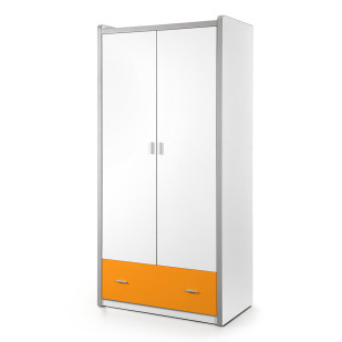 Armoire enfant orange 2 portes