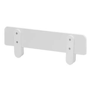 Barrière de sécurité pour lit bébé Basic en MDF blanc, style classique, fabriquée en Pologne par Pinio - Disponible chez Jurassien.