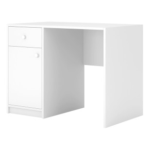 Bureau chambre enfant Babydreams blanc de Kocot Kids en mélamine, parfait pour l'organisation et la concentration des jeunes étudiants.