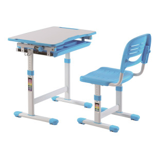 Bureau enfant évolutif bleu pour garçon