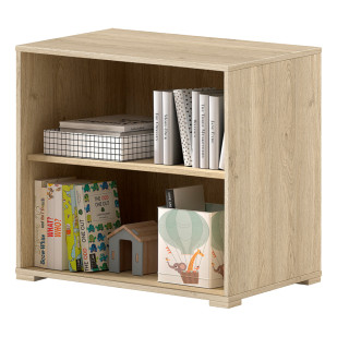 Caisson bibliothèque Sam pour lit mi-haut, rangement déco. Disponible chez Le Jurassien - Vipack.`