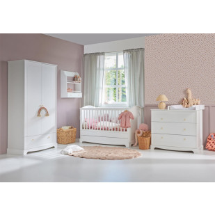 Chambre Complète Bébé Blanche Royal Pour Fille - Bellamy