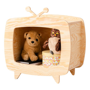 Chevet Tv Vintage En Bois Pour Enfant - Mobilier enfant Adeko