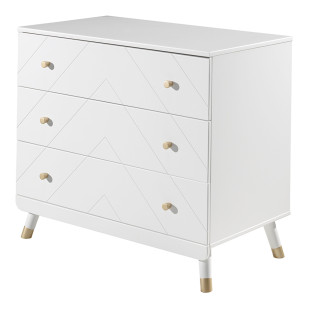 Commode chambre enfant blanche Rétro Kids