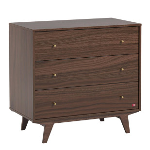 Commode chambre enfant finition bois foncé noyer | Mid Vox | 4021928