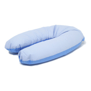 Coussin d'allaitement bleu Cigogne