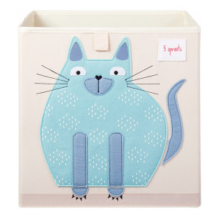 Cube de rangement jouets Chat 3 Sprouts