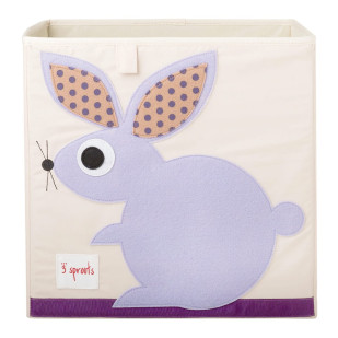 Cube de rangement jouets Lapin 3 Sprouts