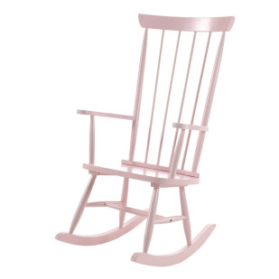 Fauteuil allaitement rocking-chair rose