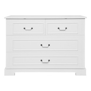 Commode enfant 4 tiroirs Lys blanche