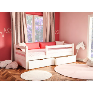 Lit banquette enfant Natali blanc · Kidsgreen