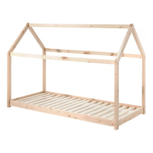 Lit cabane en forme de maison pour enfant - CABE9010-Vipack