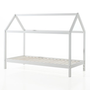 Lit enfant cabane Dally LP blanc