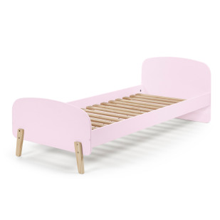 Lit enfant scandinave rose Kimy