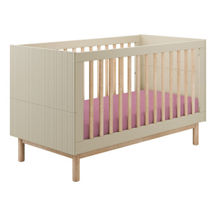 Lit évolutif bébé 70x140 Miloo champagne