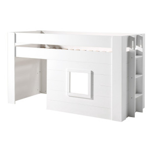 Lit en hauteur pour enfant compact Moa