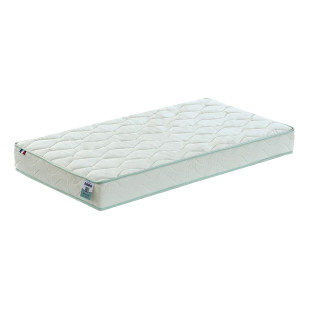 Matelas bébé bio 70x140 Biododo en coton et laine, réversible été/hiver, sans traitement chimique - Jurassien, Mon P'tit Dodo