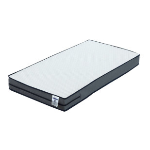 Matelas bébé double face déhoussable 60x120 Ptit Dodo en mousse HR, hypoallergénique, sans traitement chimique, Jurassien.