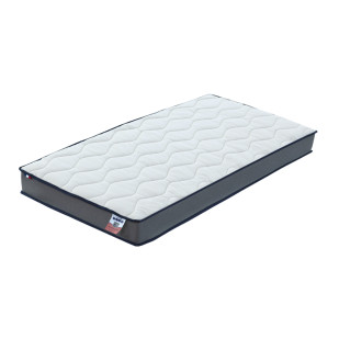 Matelas bébé 60x120 Dodolaine réversible été/hiver, hypoallergénique, fabriqué en France par Mon P'tit Dodo, en vente chez le Jurassien