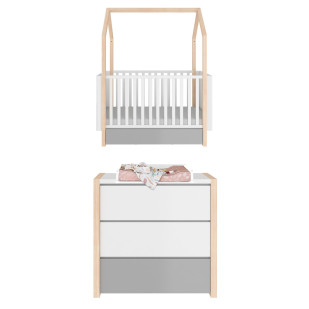 Pack petite chambre bébé Noé