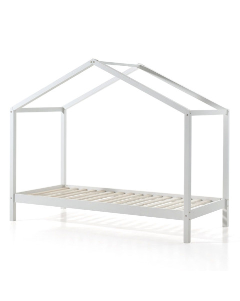 Cabane de lit blanc enfant Dally ZH blanc