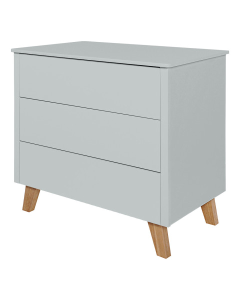 Commode 3 tiroirs grise Zaza pour chambre enfant