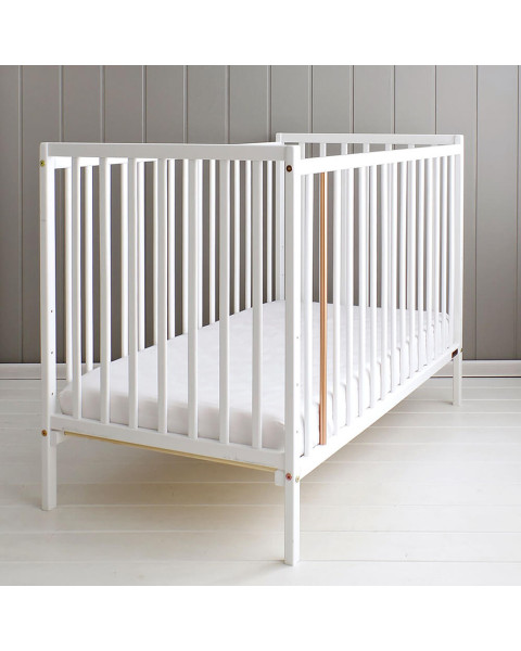 Lit Bébé Blanc 60x120 Stardust - Mobilier Puériculture - Woodies