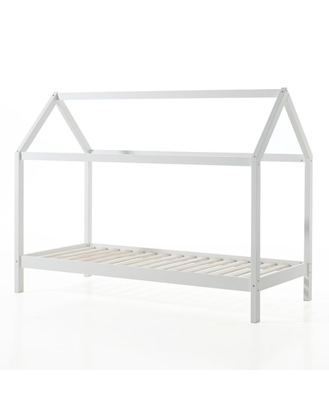 Lit enfant cabane Dally LP blanc