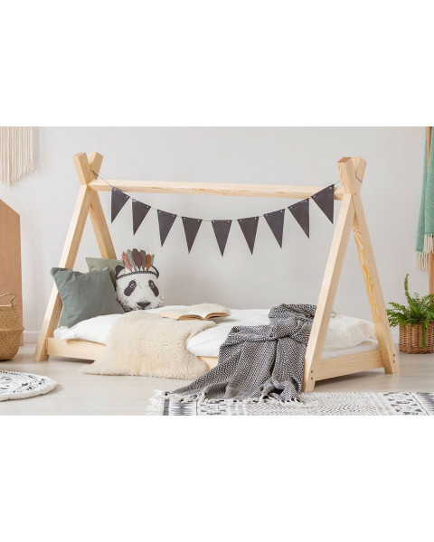 Lit enfant tipi indien 90x190 Miky (Lit Montessori)