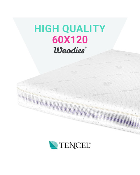 Matelas 60x120 bébé High Quality Woodies