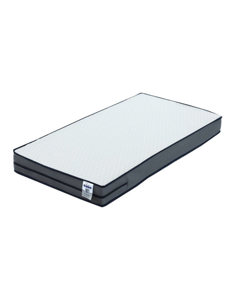 Matelas bébé double face déhoussable 60x120 Ptit Dodo en mousse HR, hypoallergénique, sans traitement chimique, Jurassien.