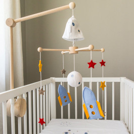 Support mobile en bois de hêtre pour le lit bébé -  France