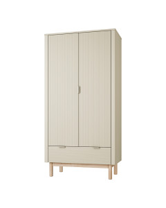 Armoire 2 portes Miloo champagne